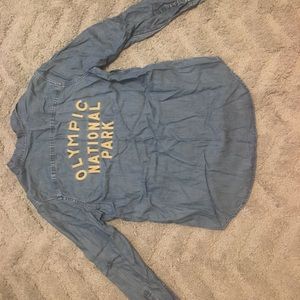 Eddie Bauer Denim look shirt